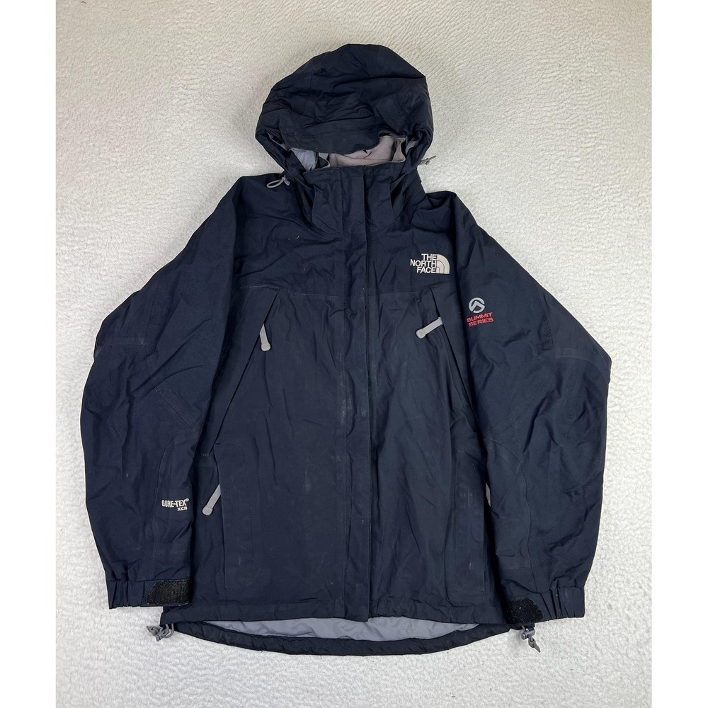 The North Face Womens Summit Series Gore-Tex XCR Hooded Shell Jacket Black S
